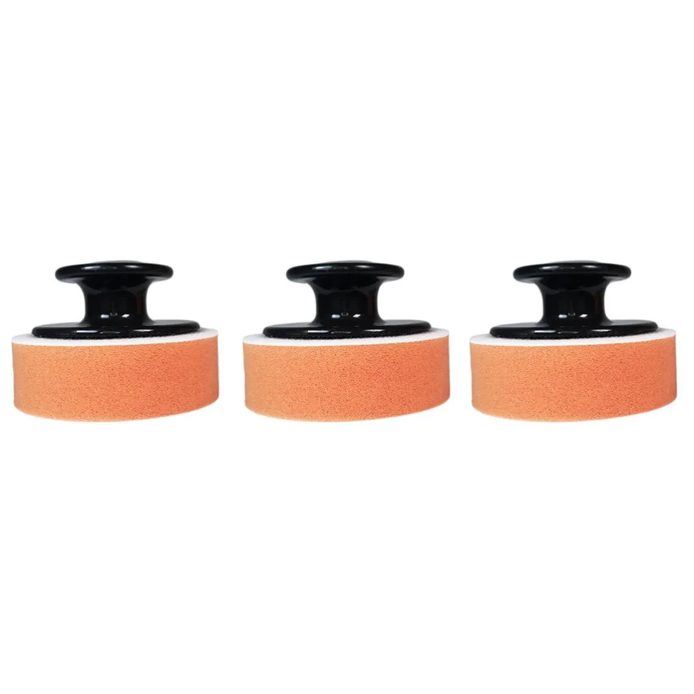 

6PCS Car Waxing Polishing Tool With Handle Waxing Sponge Car Wash Tool