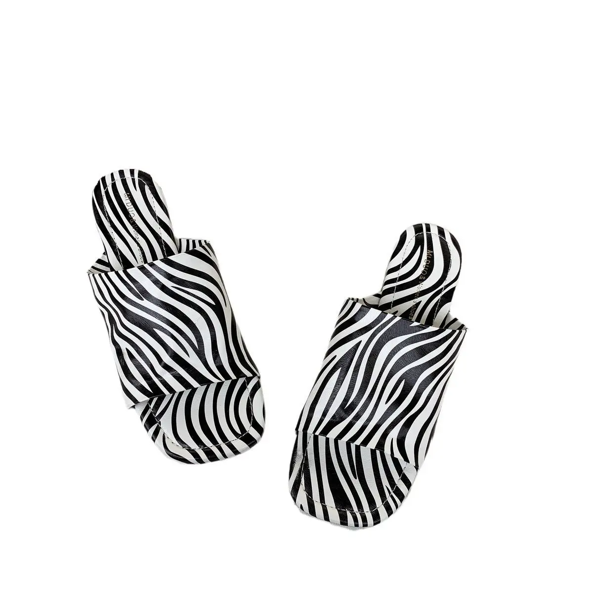 

2021 Summer New Zebra Candy Color Thick Bottom Internet Celebrity Beach Slippers