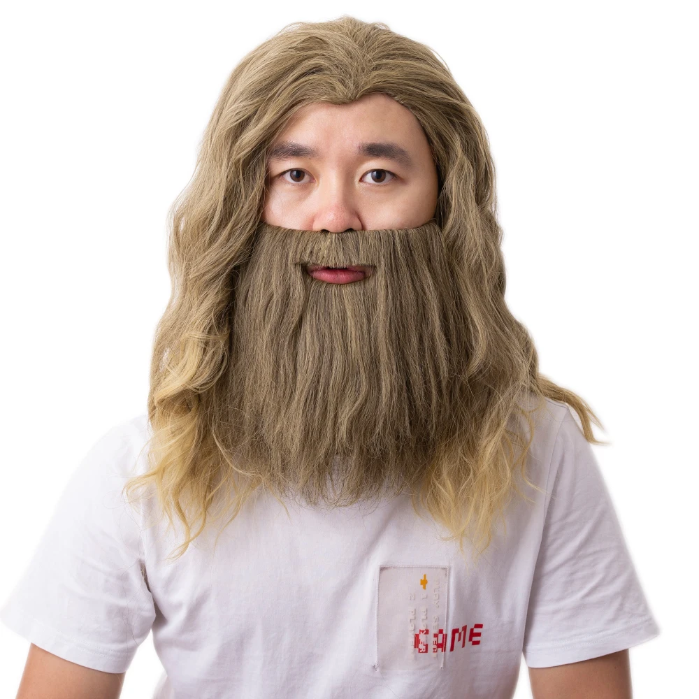 Парик для косплевечерние толстых Тор термостойкие синтетические волосы