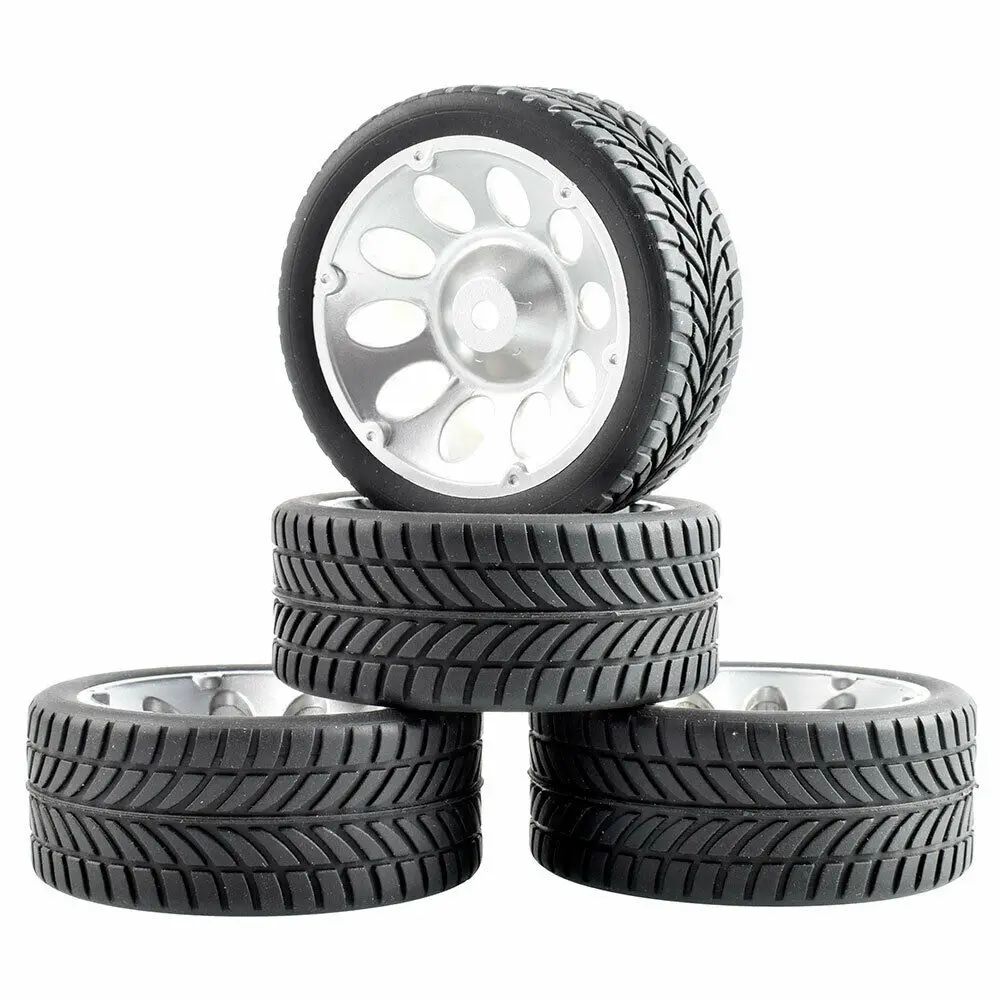 RC Rim06-6085 Grip Tires &amp Wheel 4PCS For HSP HPI 1/10 1:10 On-Road Speed Car | Игрушки и хобби