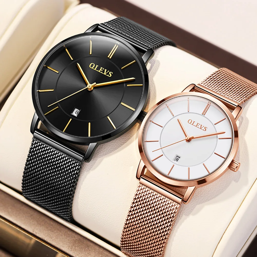 

Black rose gold couple watch premium quartz watch Chinese luxury brand watches