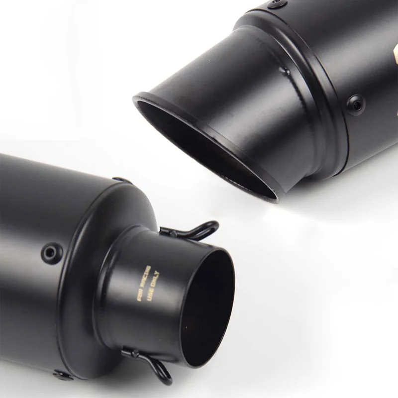 51/60 мм универсальный глушитель выхлопной трубы мотоцикла двойной влево скутер