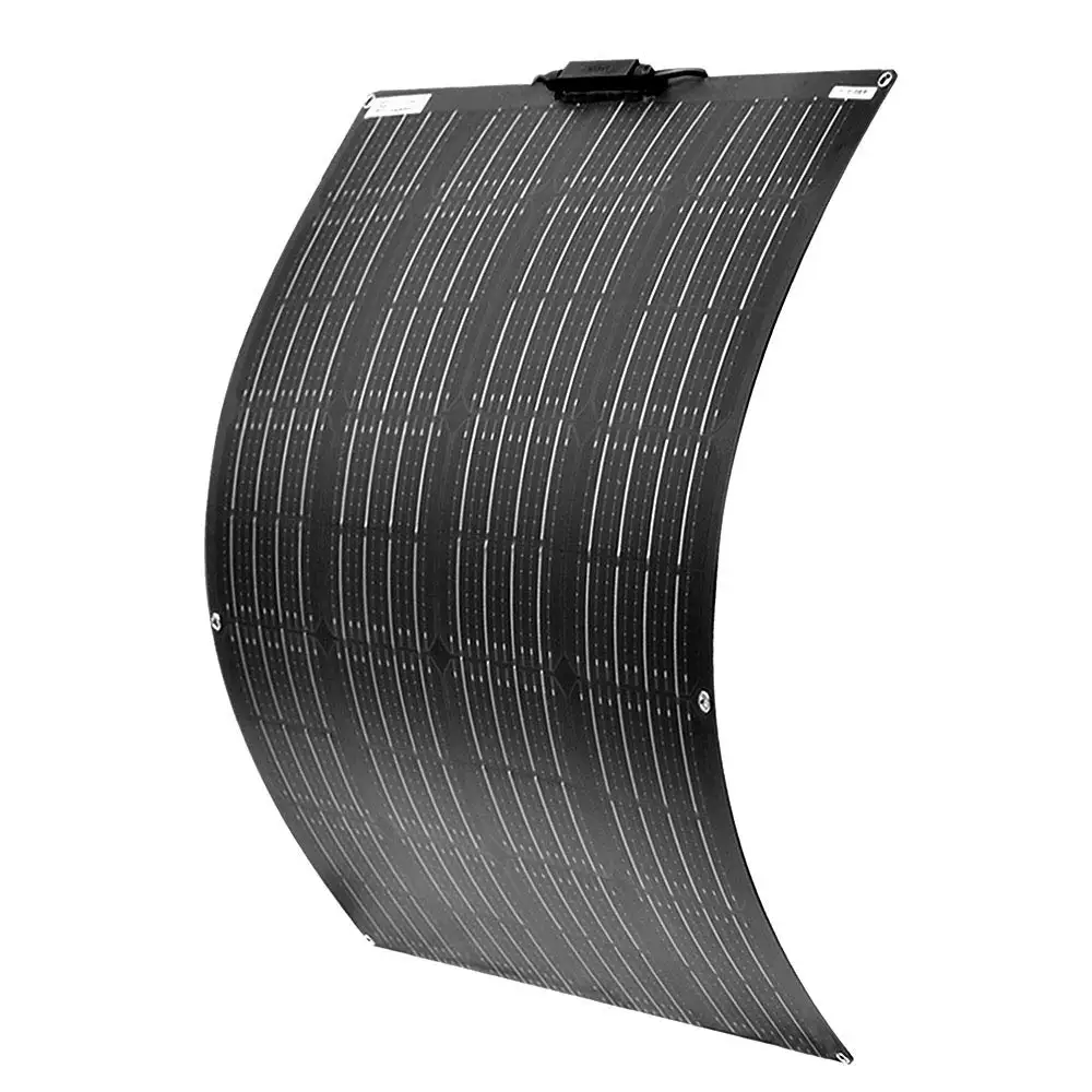 Flexible solar panel 18 volts 100 watt Black white blue cell charge for home kit 12 battery outdoor camping | Электроника