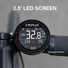 Велосипедный Беспроводной GPS-компьютер CYCPLUS M2, спидометр, одометр, секундомер, большой дисплей 2,5 дюйма, время использования 30 часов, велосипедные аксессуары