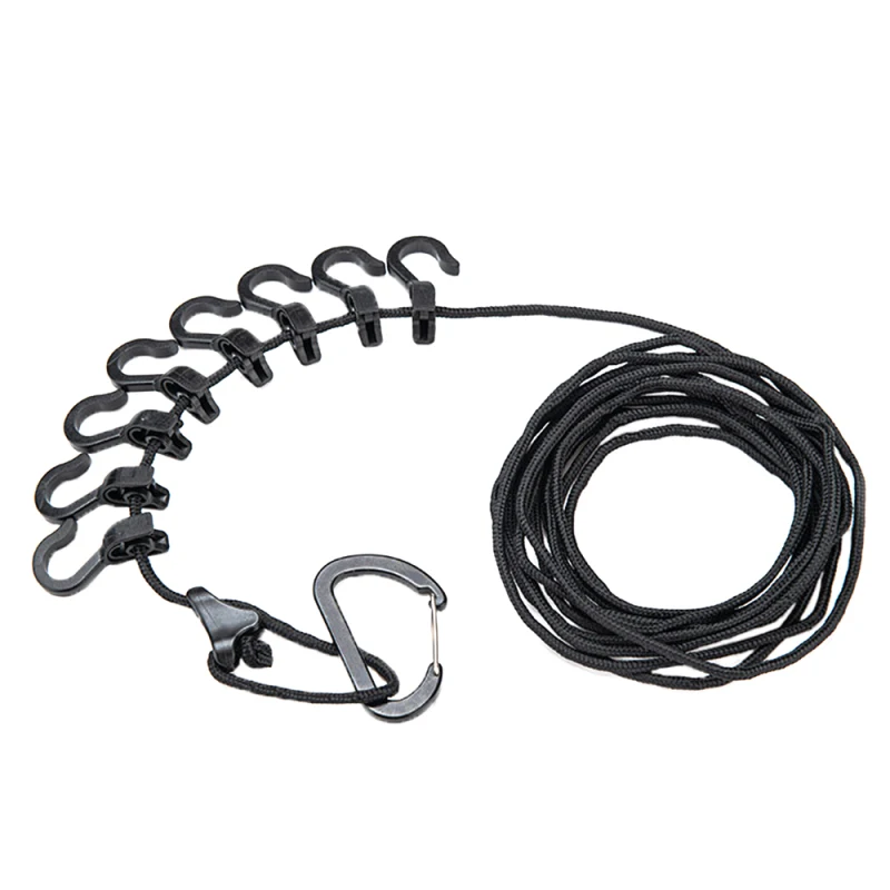 

4.2m Sling, Camping Accessories, Multifunctional Clothesline, Adjustable Anti-skid Canopy Sling