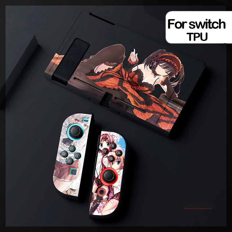 Чехол для Nintendo Switch из мягкого силикона и ТПУ с японскими героями аниме |