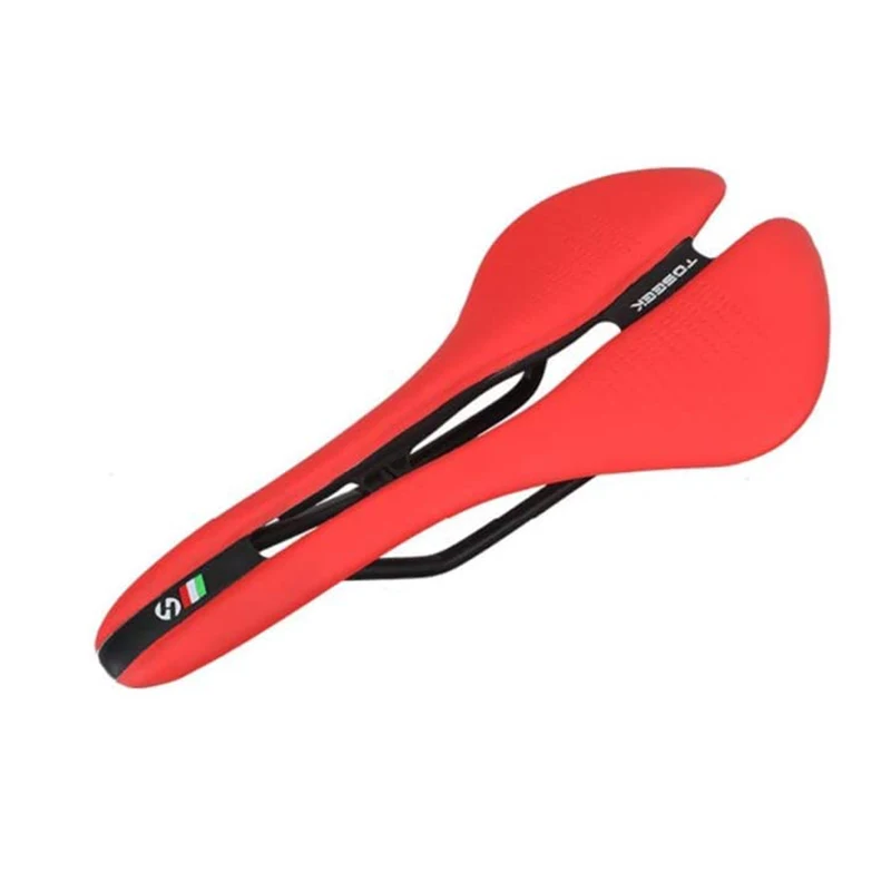 

TOSEEK Comfortable Bike Saddle Hollow Lightweight Bike Seat for Cycling MTB Road Bike Folding Bike