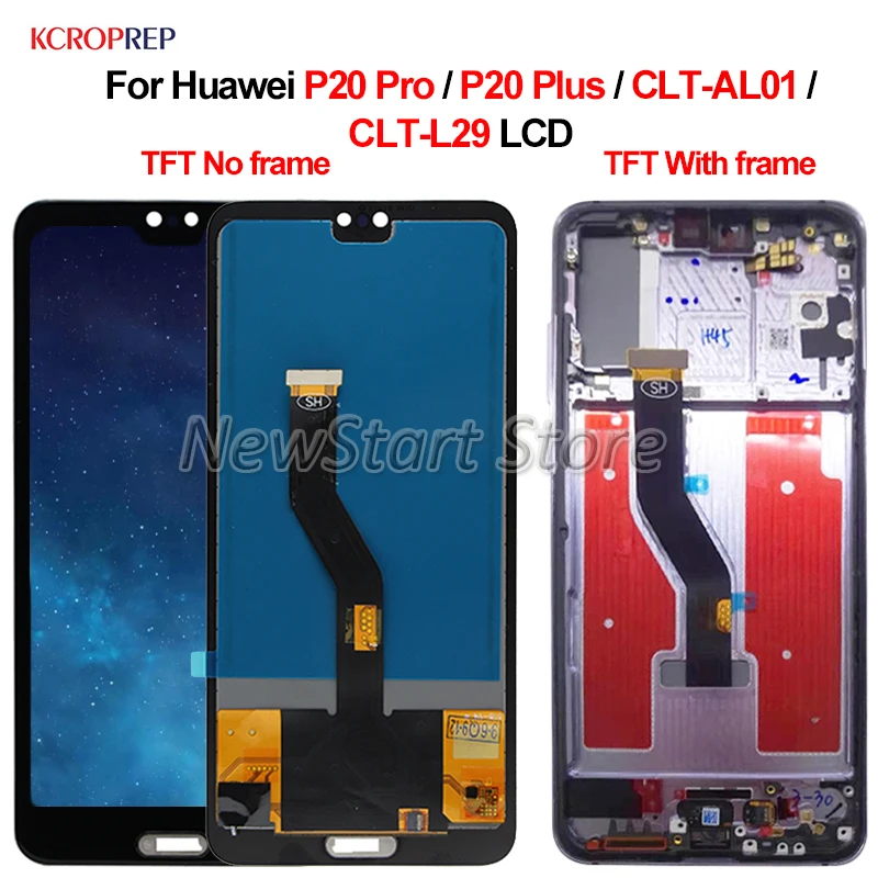TFT для huawei P20 Pro P20 PLus CLT-AL01 CLT-L29 ЖК-дисплей кодирующий преобразователь сенсорного экрана в сборе 6," для huawei P20Pro P20PLus lcd