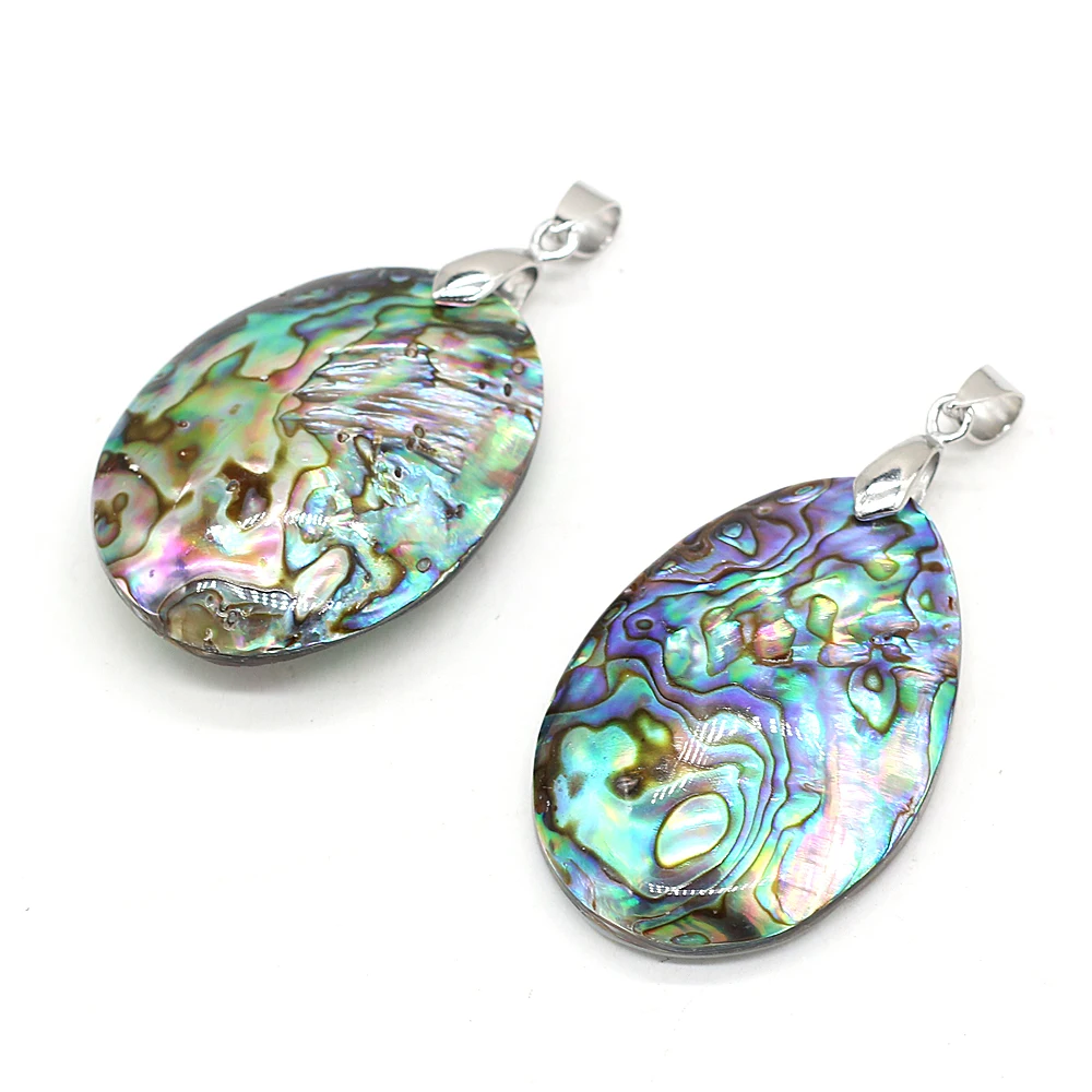 Трибальное колье и серьги с двухсторонним пендельом из раковины абалона в ярких цветах для женщин, используемые для реики-целительства и изготовления ювелирных изделий.