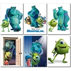 Алмазная картина Монстр электрическая компания Disney, мозаика сделай сам в виде мультяшного монстра, настенное украшение для детской спальни