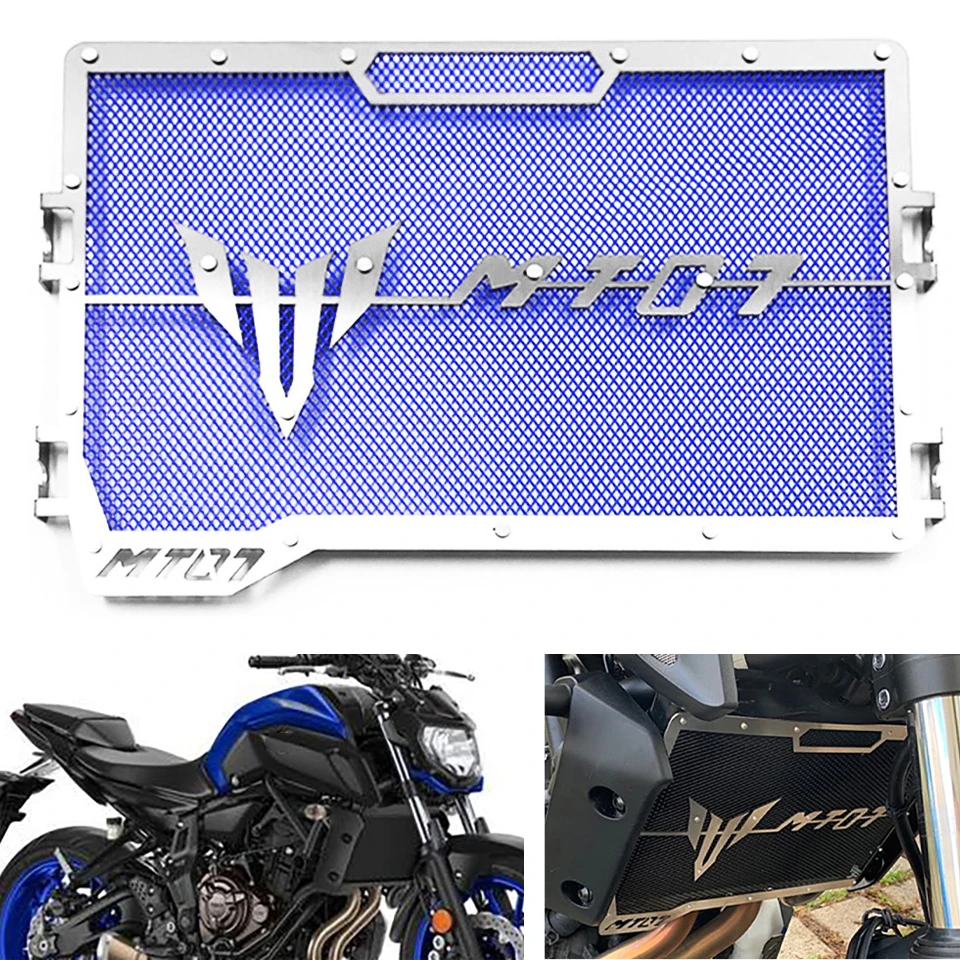 Motorcycle Radiator Protector Guard Grill Cover Cooled Protector Cover For Yamaha MT 07 MT07 MT-07 FZ 07 FZ07 FZ-07 2014-2018