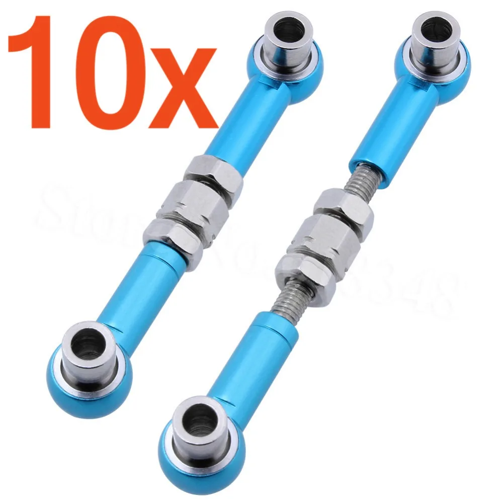 Оптовая продажа 10 пар/лот HSP 122017 (02157) алюминиевые тяги запчасти для ремонта 1:10