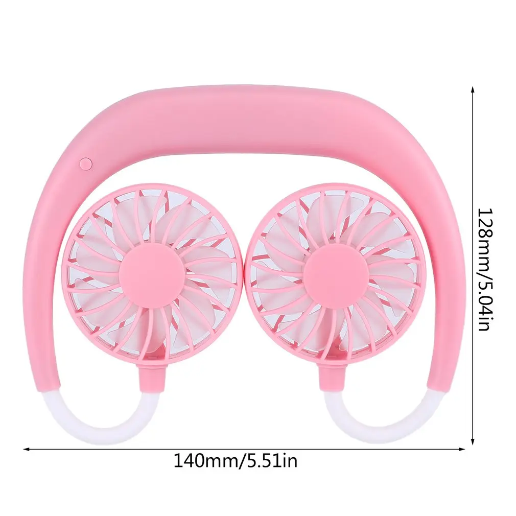 

Charging Sport Fan Hanging Neck Fan Lazy Portable Fan Student Desktop Fan