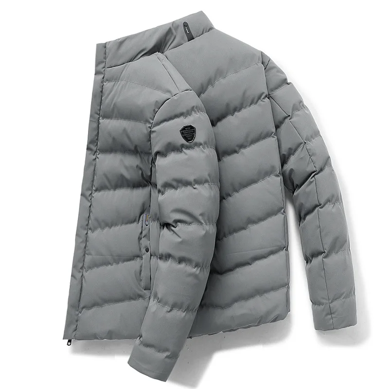 

Autumn and Winter New Cotton Clothes Men's Korean Slim Fit Trend Versatile Short Thickened Warm Cotton Clothes Men's Coat