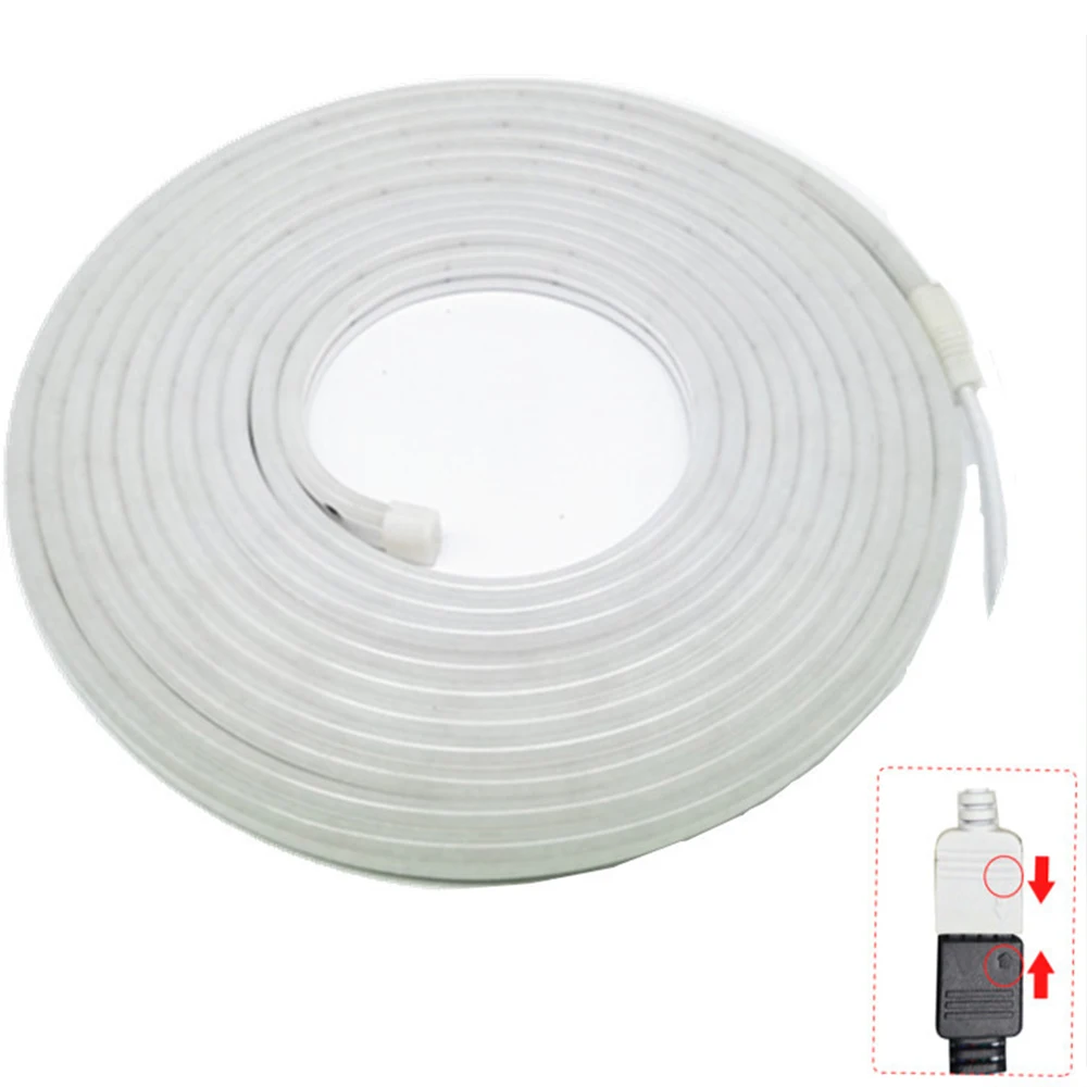 RGB неоновый светильник DC12V гибкая лента IP67 водонепроницаемая 3535 SMD 5 м 108