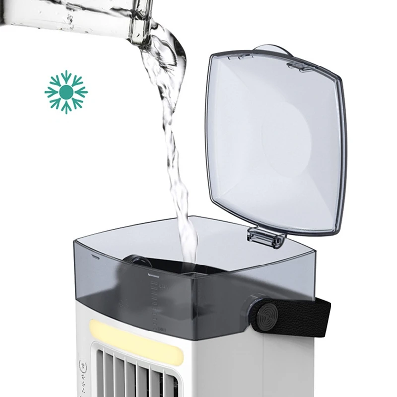 

Tower Fan USB Desktop Spray Type Leafless Fan Purify Air, Mute, Humidify, Suitable for Home, Office, Dormitory