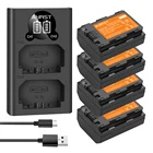 Аккумулятор 2600 мА  ч, NP-FZ100, NPFZ100, двойное зарядное устройство USB для Sony NP-FZ100, BC-QZ1, Sony a9,Alpha a7R III, a7 III, ILCE-9