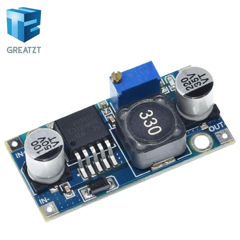 Высокое качество 3A Регулируемый DC-DC LM2596 LM2596S вход 4 V-35 V Выход 1,23 V-30 В постоянного тока dc понижающий Питание Регулятор модуль
