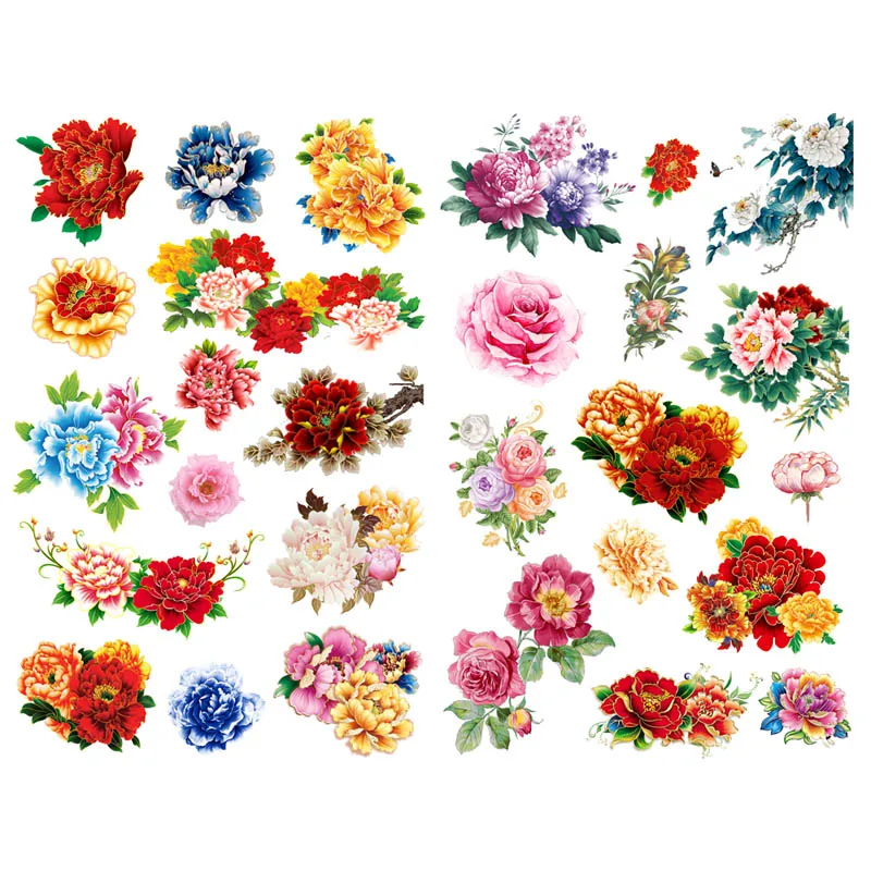 1 шт Пион цветок красочный цветочный декор милые эстетические пули журнал