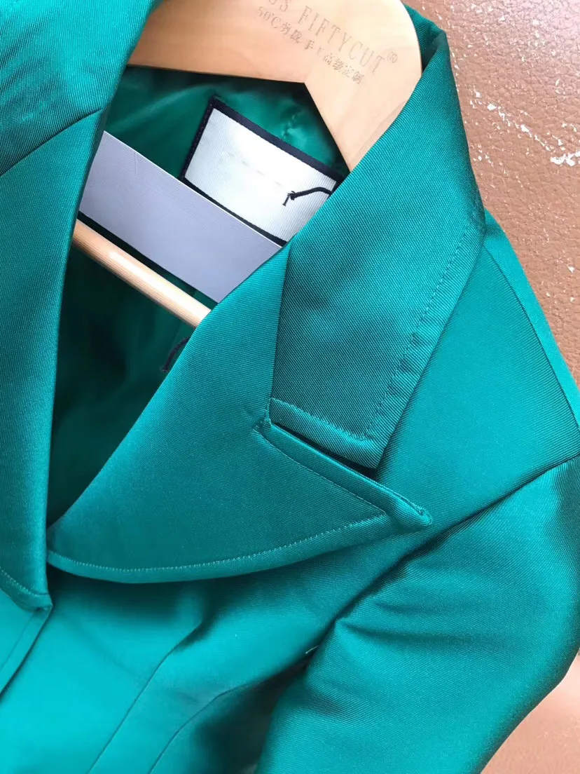 Элегантный женский костюм 2019 брючный повседневный Блейзер и брюки Женский 5XL 6XL