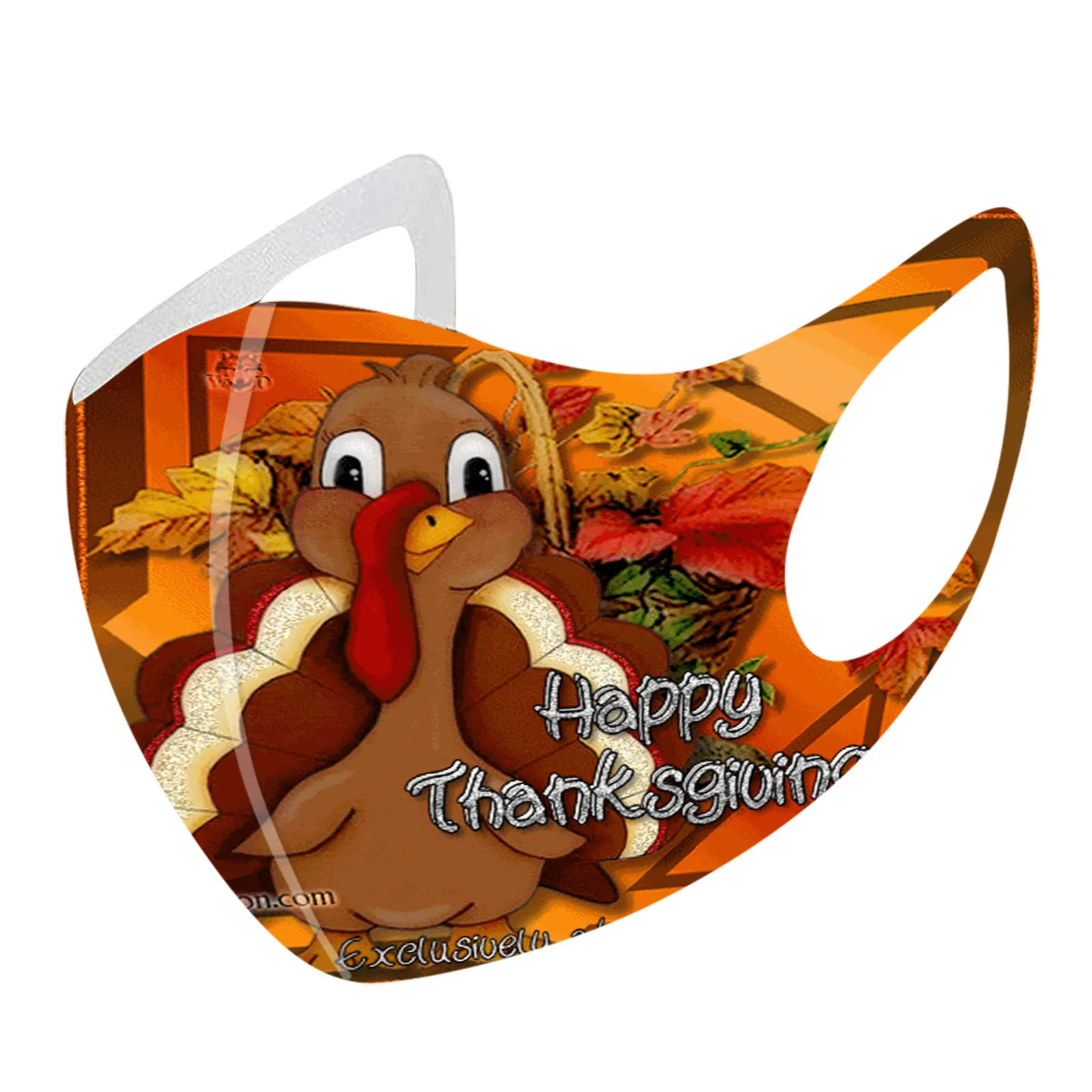 

5/10/25PCS Adult's Thanksgiving Printing Masks Mascarillas nios Protection Face Mask Mascherina Washable Earloop Mask Masque#3