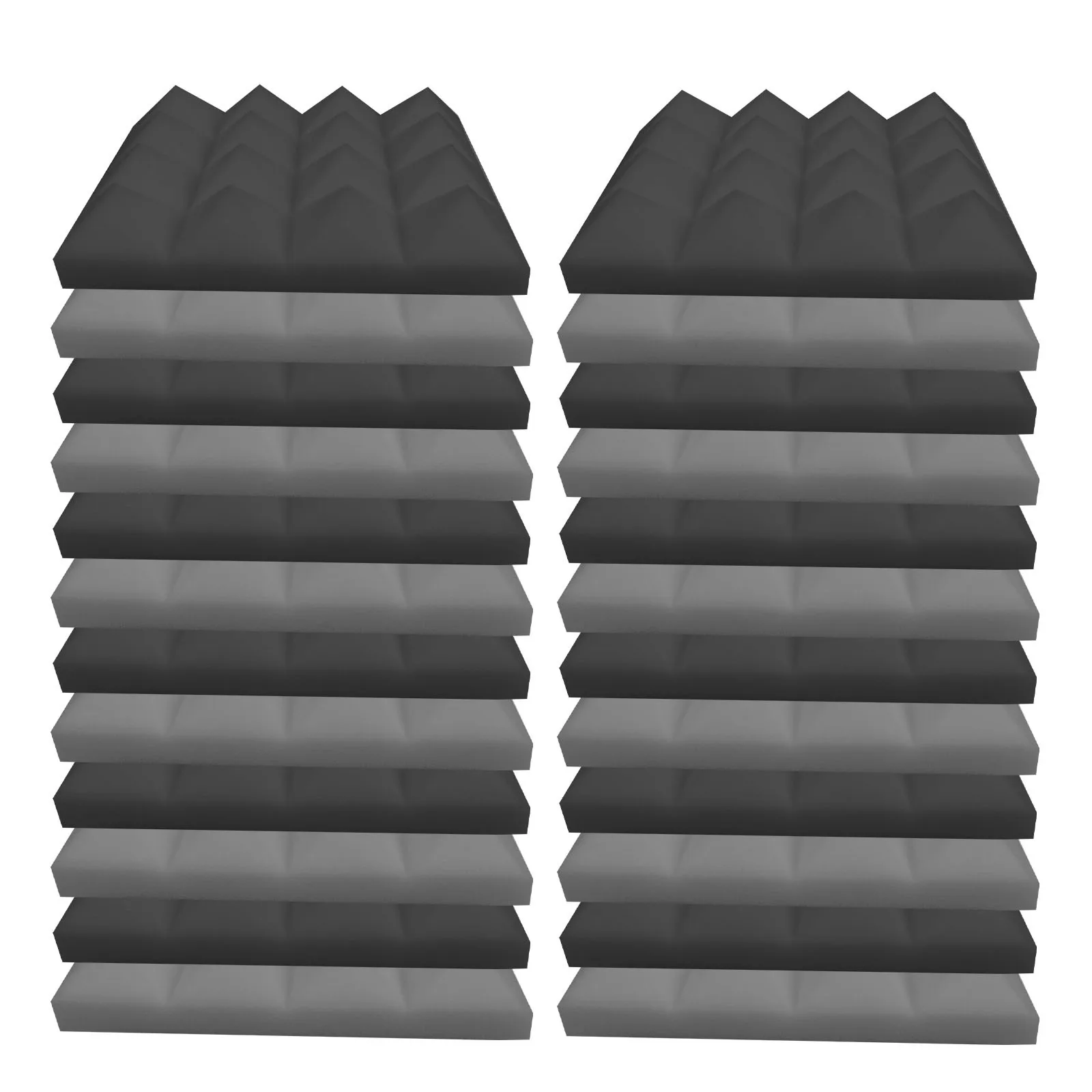 24pcs Acoustic Foam Stop Absorption Sponge Studio Ktv Soundproof 3d Wallpaper Home Decor Waterproof And Noise Proof | Дом и сад
