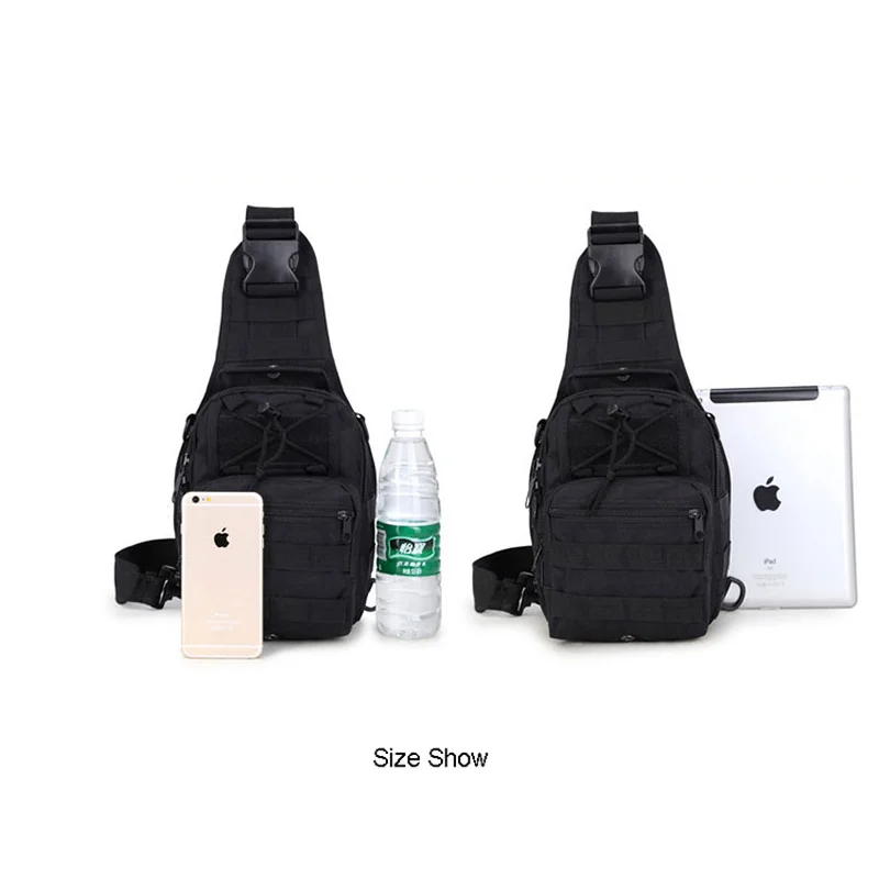 Уличный военный рюкзак на плечо 600D нагрудная Сумка-Слинг Molle тактическая