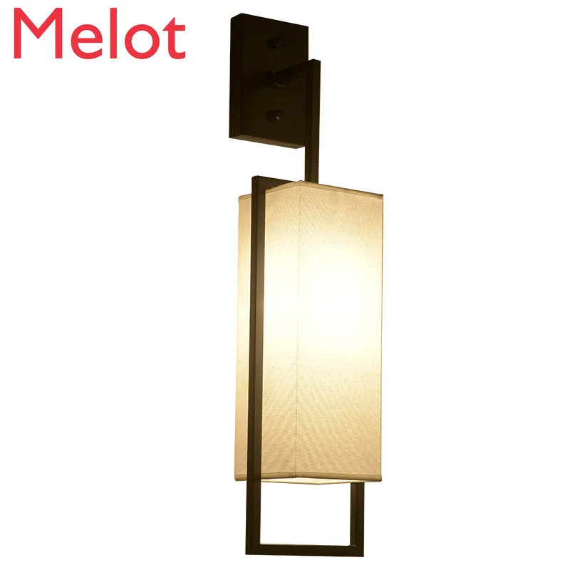 Wall Lamp Chinese Style Bedroom Aisle Corridor Stairs Led Simple Bedside Lamp Modern Engineering Wall Lamp