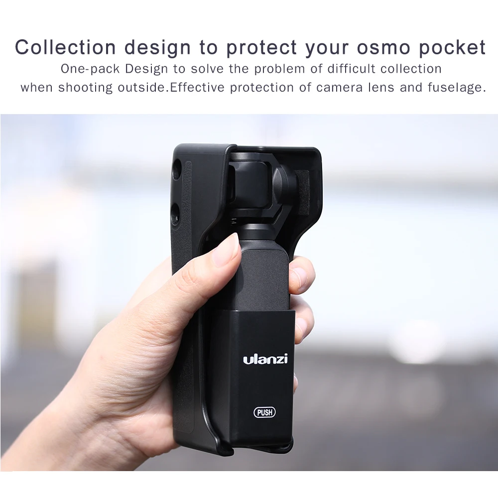 Ulanzi OP-9 4th Axi стабилизатор Ручка Рукоятка для DJI OSMO Карманный складной Z Тип стабилизатор кронштейн OSMO карманные аксессуары
