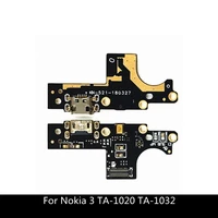 for nokia 3 ta 1020 ta 1032 usb charger port dock connector flex cable with microphone