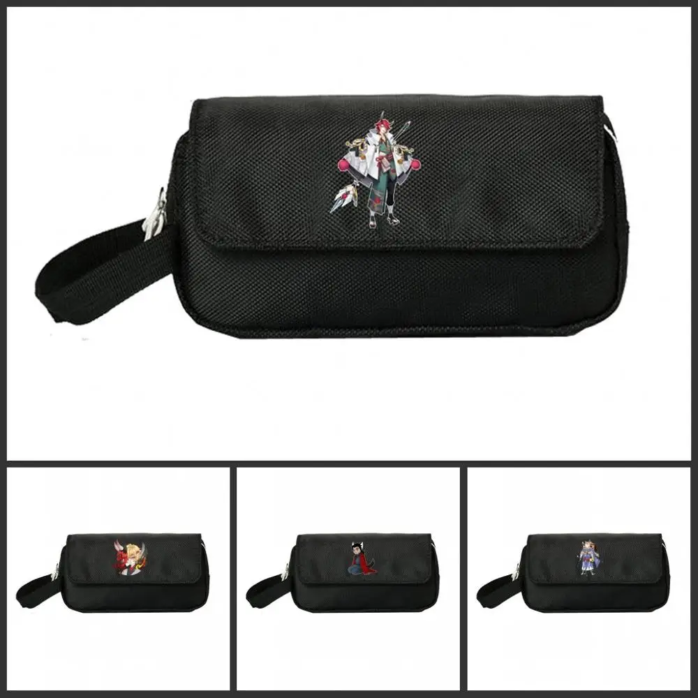 

Onmyoji Pencill Case Women Cosmetic Cases Makeup Bag Child Girls student Double Zipper pecill Bag Handbag hot