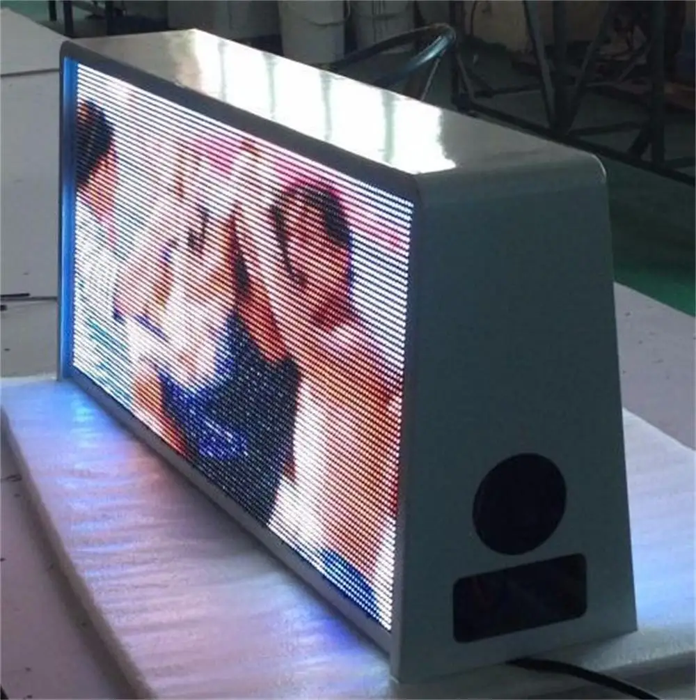 P8 уличный светодиодный дисплей для автомобиля крыши такси Светодиодная панель