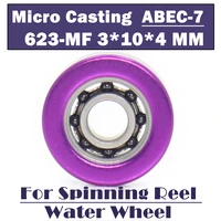 623 mf micro casting bearing 3x10x4 mm 1pc use for spinning reel water wheel bearings 623 drum bearing