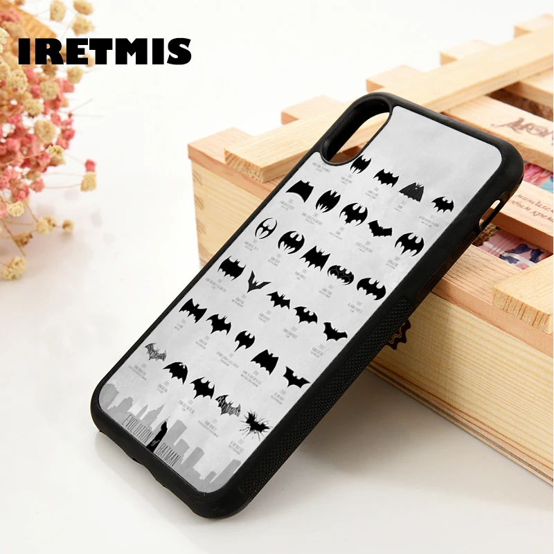 Мягкий силиконовый чехол Iretmis для iPhone 7 8 plus X Xs 11 Pro Max XR эволюция Бэтмена | Мобильные