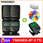Беспроводная вспышка YONGNUO YN600EX-RT II 2,4G yn600ex rt ii ttl Speedlite для Canon 6D II 5D mark II III IV 1DX Mark III EOS R5 R6