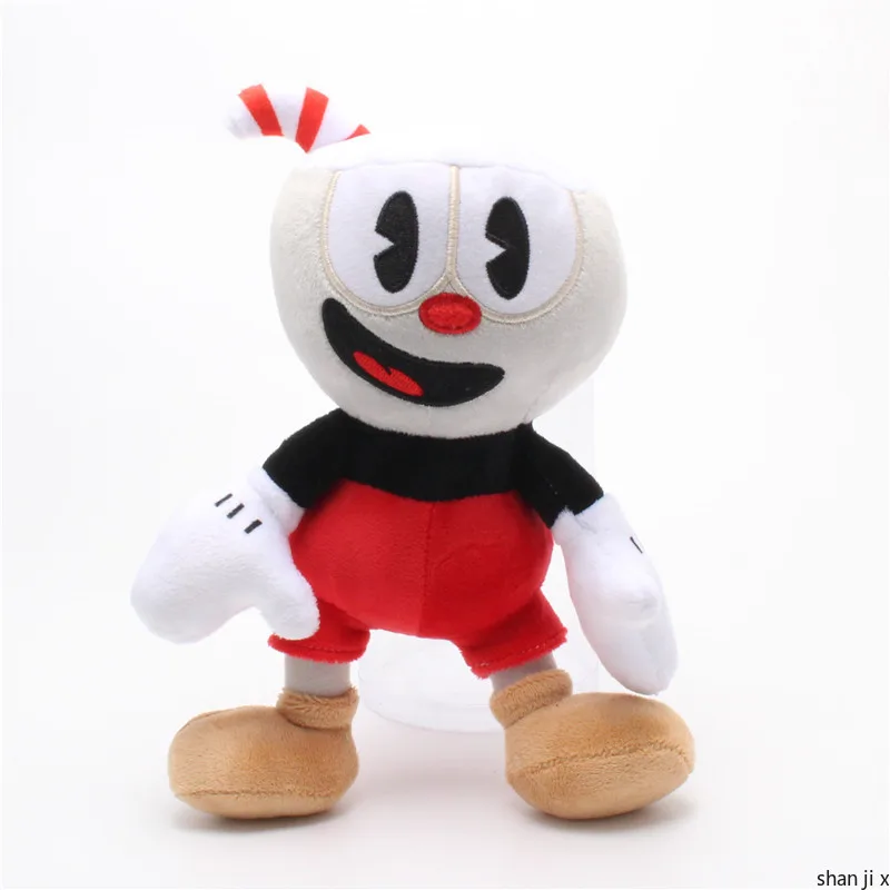 2 шт./лот 25 см Приключения Игра Cuphead плюшевая игрушка мугман дьявол легендарная