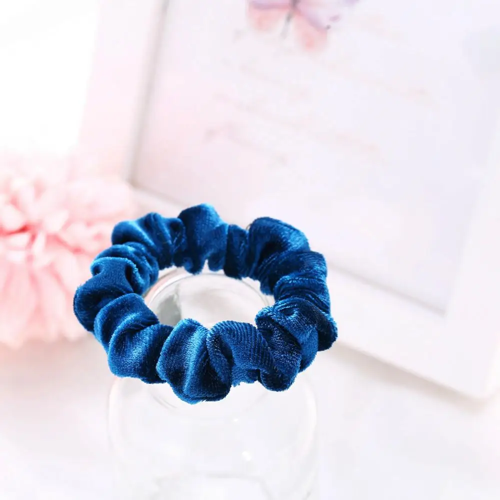 1Pc Solid Lady Elastic Soft Cotton Hair Bands For Women Sport Dance Scrunchie Hairband Tie Ring Ponytail Holder Accessories |