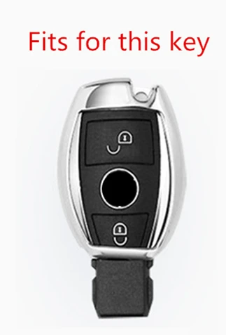 Силиконовый чехол для ключей из углеродного волокна Mercedes Benz A180 A200 A260 W203 W210 W211 AMG W204