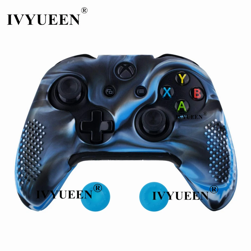 Силиконовый чехол IVYUEEN для microsoft Xbox One X S Slim, защитный чехол с джойстиками, 14 цветов