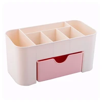 plastic makeup organizer box for cosmetics desk office multifunction desktop storage boxes drawer makeup 2021