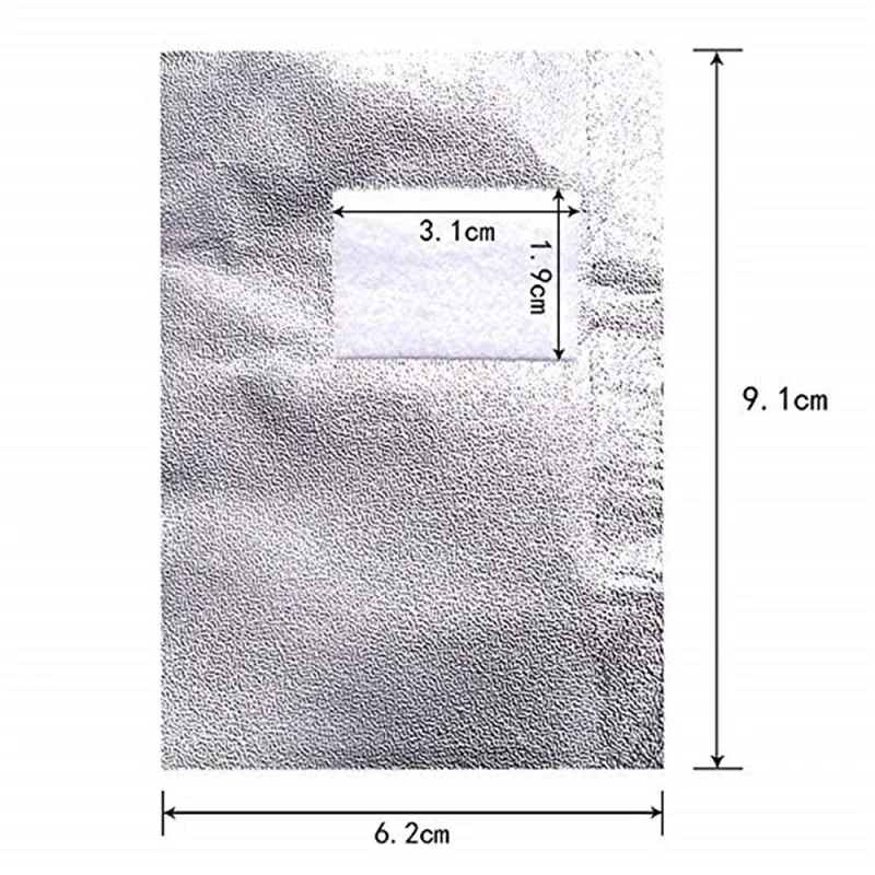 100 шт. тиснение на окружающую среду разгрузки олова Фольга ногтей Полотенца лак