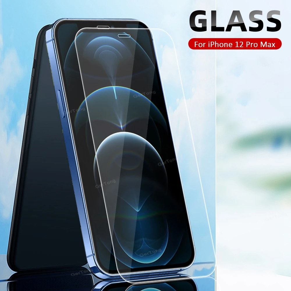 

For iPhone 12 Pro Max Tempered Glass For iPhone 12 Mini 12 2020 HD Clear Screen Protector Protective Glass