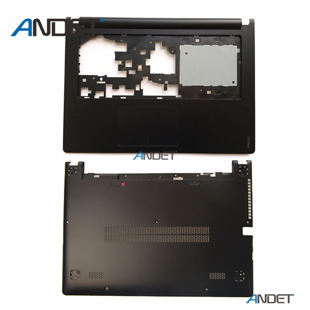 Black Brown Чехол для lenovo Ideapad S400 S405 S410 S415 S435 S400U S40-70 M40 с подставкой+ Нижняя крышка с тачпадом - Цвет: Black Brown