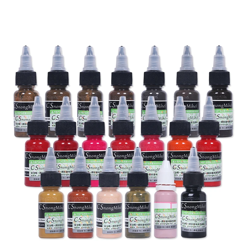 1 шт. микро-пигмент для перманентного макияжа косметические тату-чернила 1/2 унции