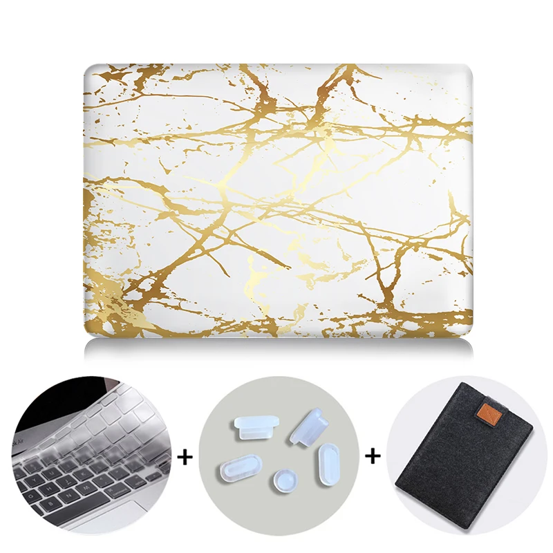 MB16 MTT жесткий чехол с мрамором для Macbook Air 11 13 Pro retina 13 15 дюймов с сенсорной панелью для ноутбука a2159 a1706 a1534 a1466 Funda - Цвет: MB16