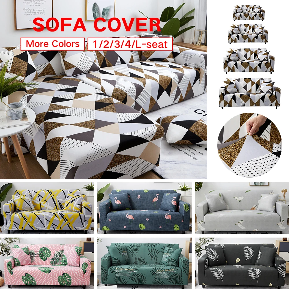 

Sofa Cover Elastic Sofa Cover For Living Room Modern Sectional Corner Sofa Slipcover Armchair Couch Cover 1/2/3/4-seater