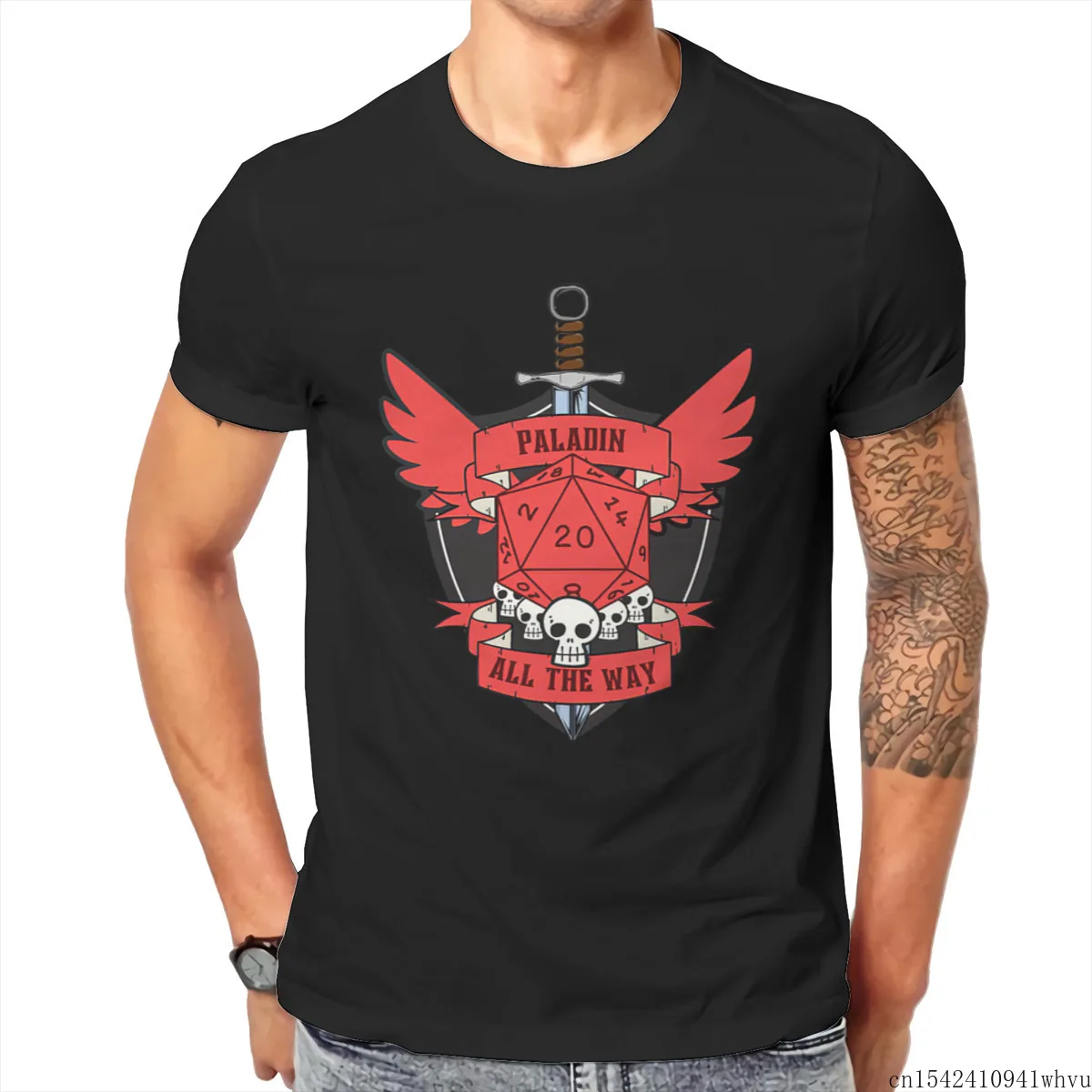 

Paladin All The Way Red Men T Shirt Unisex Summer Trend Lycra Soft O-neck Casual Size M-5XL