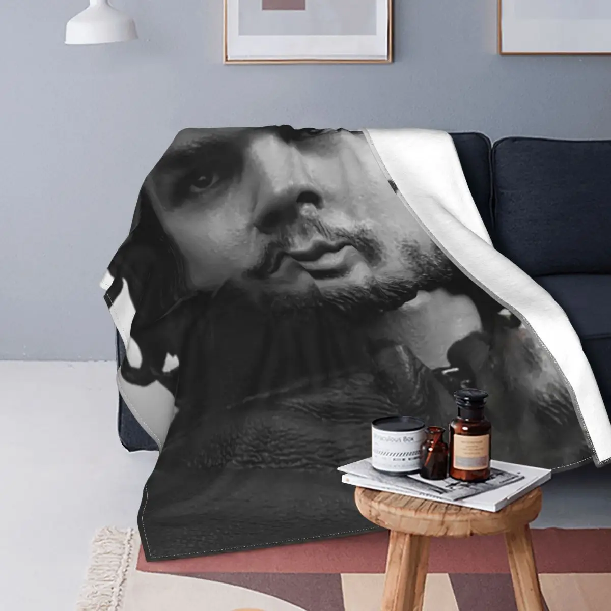 

Che Guevara Knitted Blankets Cuba Revolutionist Hero Men Flannel Throw Blankets Home Couch Printed Soft Warm Bedsprea