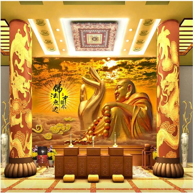 Wellyu пользовательские обои такие как боги Будды бесконечный китайский стиль