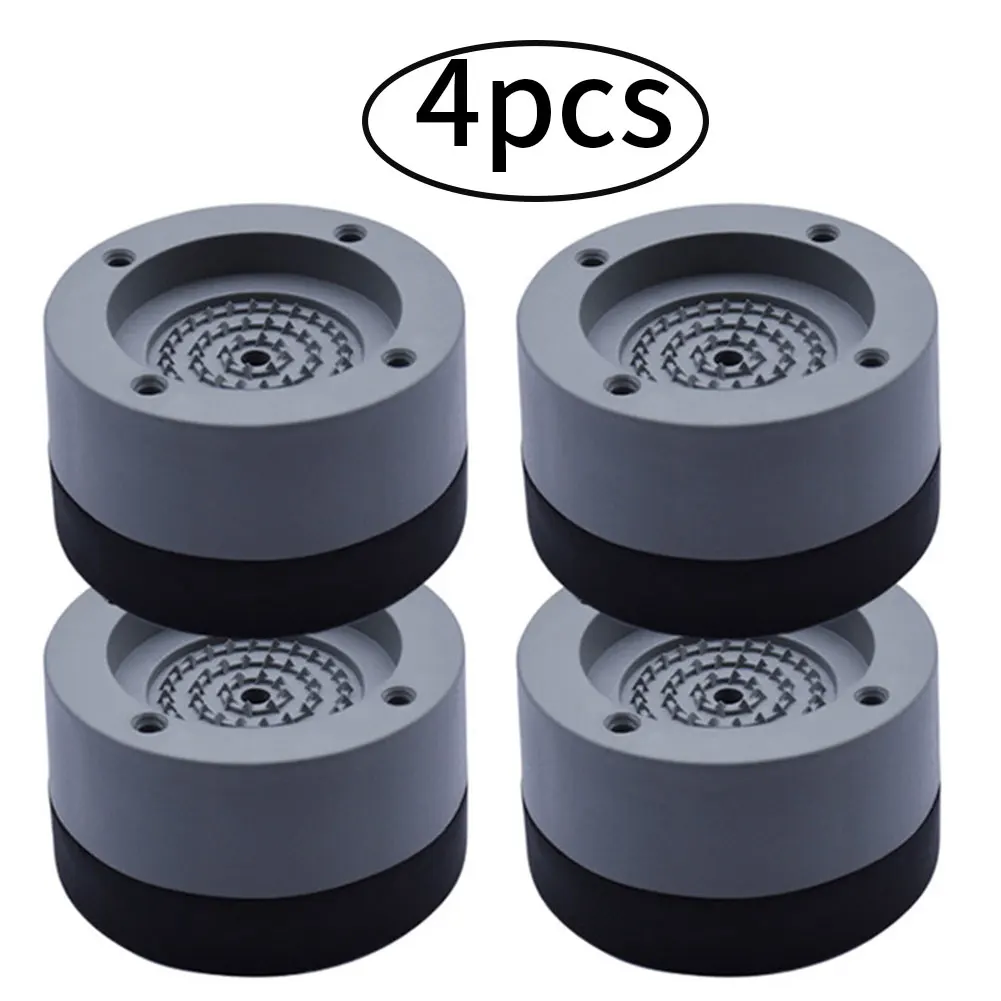 

Washing Machine Feet Anti Vibration Shock and Noise Cancelling Support Anti-Slip Mat for Washing Machines and DryersGray 4PCS